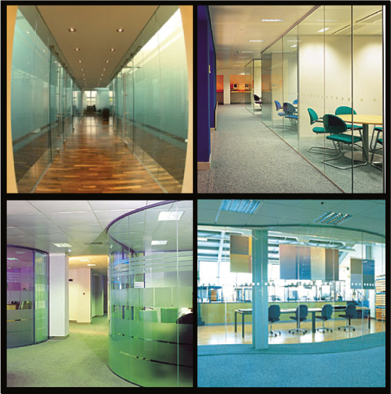 Glass Office Partitions · Larger Photographs and details Click Here